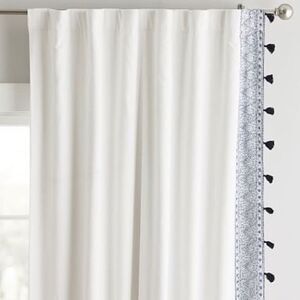 Pottery Barn Teen Anjolie Tassel Blackout Drape 96”
